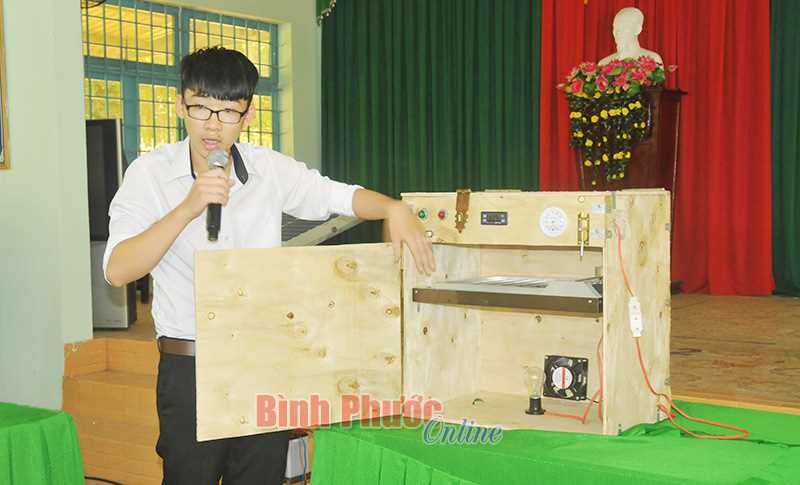 17 sản phẩm, mô hình tham dự sáng tạo thanh thiếu niên, nhi đồng toàn quốc