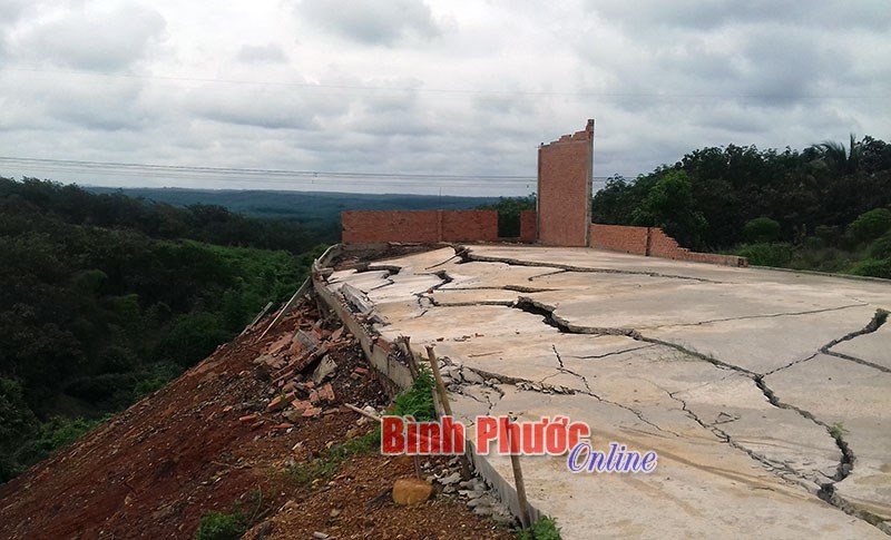 Nguy hiểm khi xây nhà trên nền đất đắp