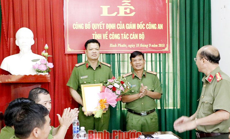 Công an tỉnh điều động 2 lãnh đạo cấp phòng