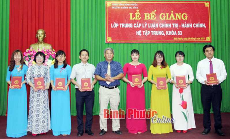 41 học viên hoàn thành lớp trung cấp lý luận chính trị