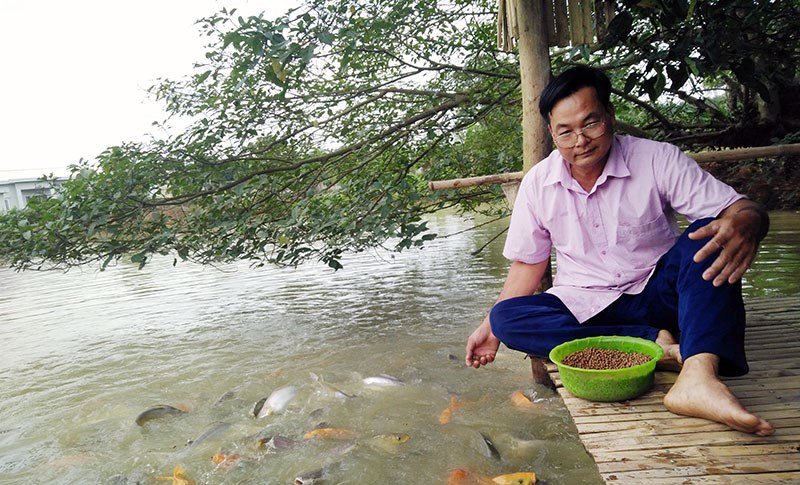 Lãi cao từ nuôi cá nhiều tầng