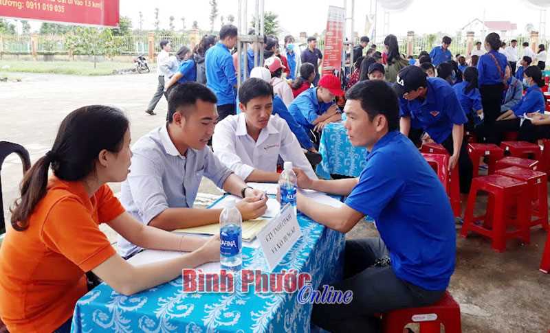 600 thanh niên, người lao động tham gia phiên giao dịch việc làm