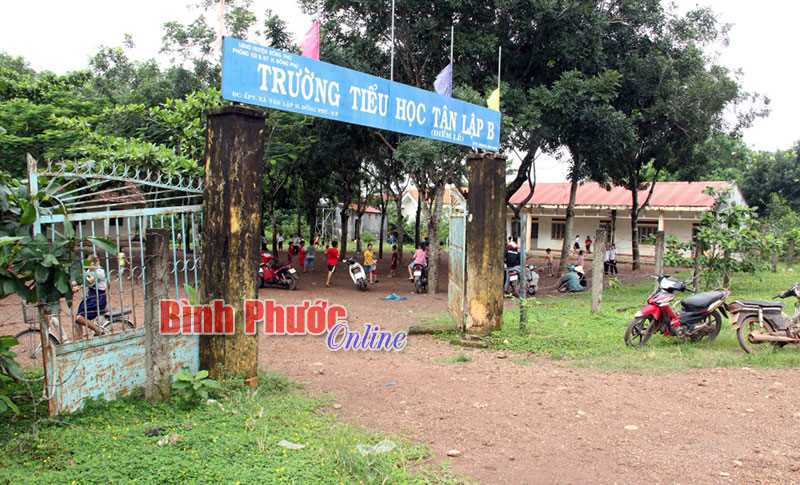Tạm thời chưa xóa điểm lẻ ấp 7, Trường tiểu học Tân Lập B