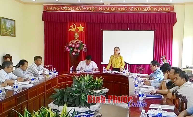 Ban dân vận Tỉnh ủy kiểm tra công tác dân vận tại huyện Chơn Thành