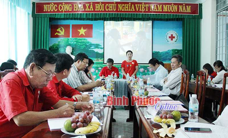 Giao ban hội chữ thập đỏ các tỉnh miền Đông Nam bộ