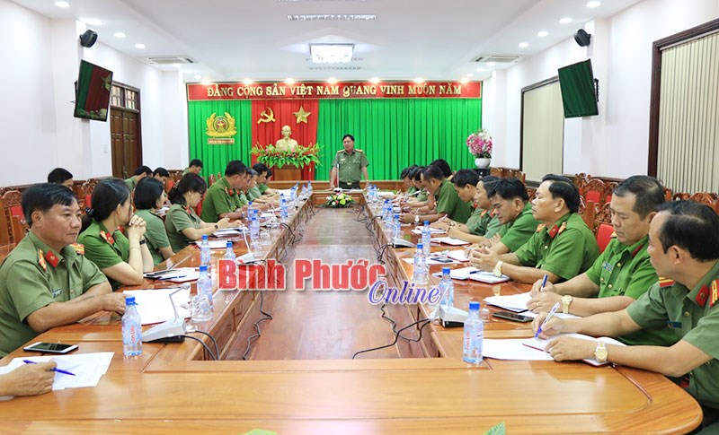 Họp rút kinh nghiệm công tác bảo đảm an ninh trật tự