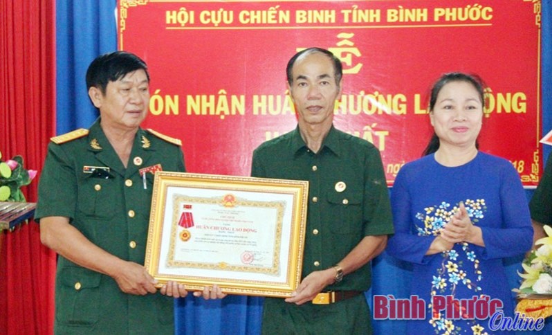 Hội Cựu chiến binh tỉnh đón nhận Huân chương Lao động hạng Nhất