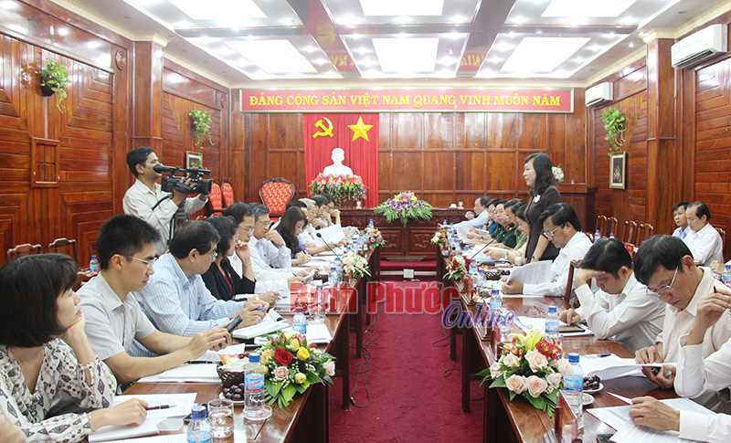 Đoàn giám sát số 2 Ủy ban Đối ngoại Quốc hội làm việc tại Bình Phước