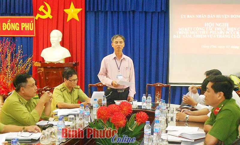 Đồng Phú có hơn 18.116 ha đất lâm nghiệp