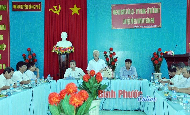 Đồng chí Bí thư Tỉnh ủy Nguyễn Văn Lợi: Sẽ tập trung đầu tư cho 2 cửa ngõ