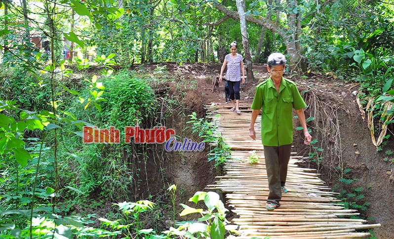 Người dân Hớn Quản mong được khắc phục toàn diện các điểm sạt lở