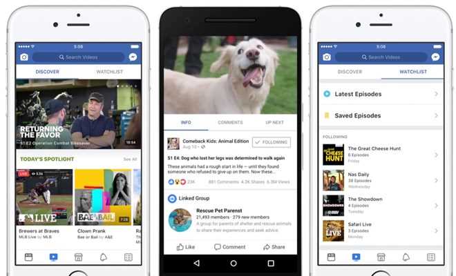 Dịch vụ video trực tuyến Facebook Watch chính thức phát hành toàn cầu