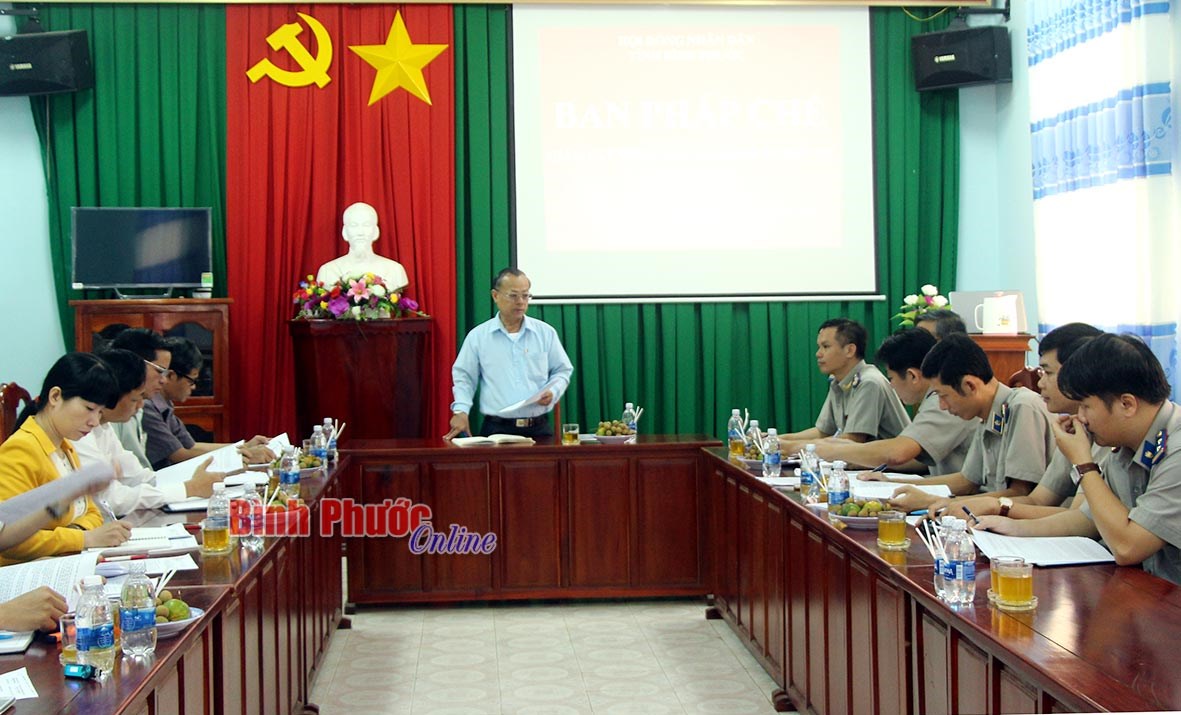 Ban Pháp chế HĐND tỉnh giám sát thi hành án dân sự năm 2018