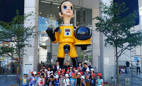 Nhật Bản dỡ bức tượng "Em bé Mặt Trời" gây tranh cãi tại Fukushima