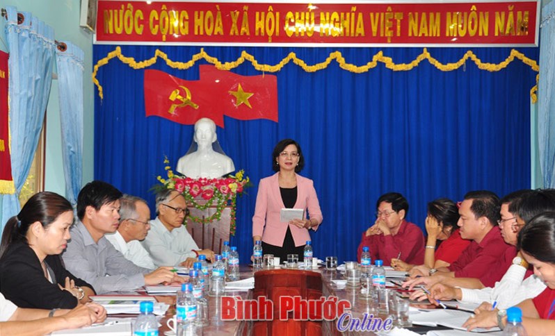 Trưởng đoàn giám sát 961 làm việc với Giám đốc Sở Nội vụ