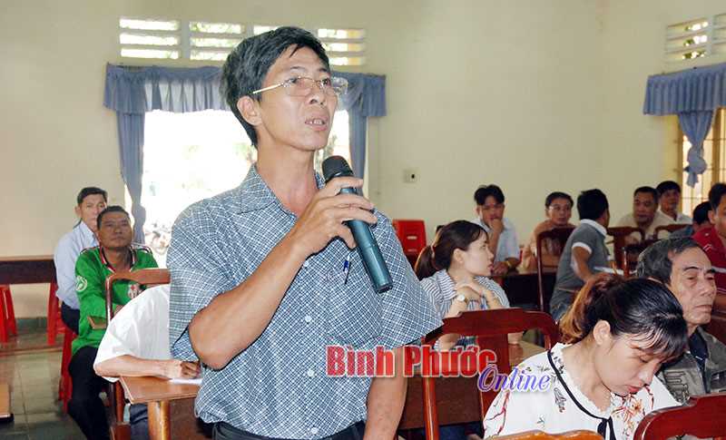 Tiếp xúc cử tri xã Đồng Tâm: Nhiều ý kiến về đất đai