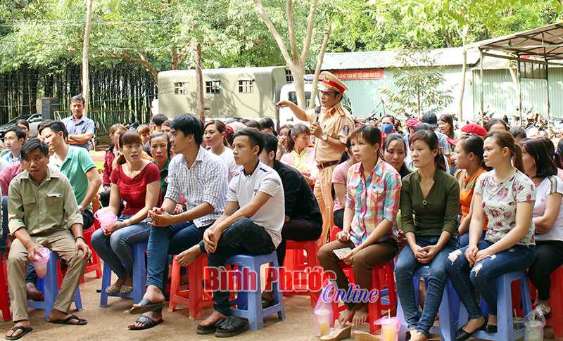 Phú Riềng giảm cả 3 tiêu chí về tai nạn giao thông