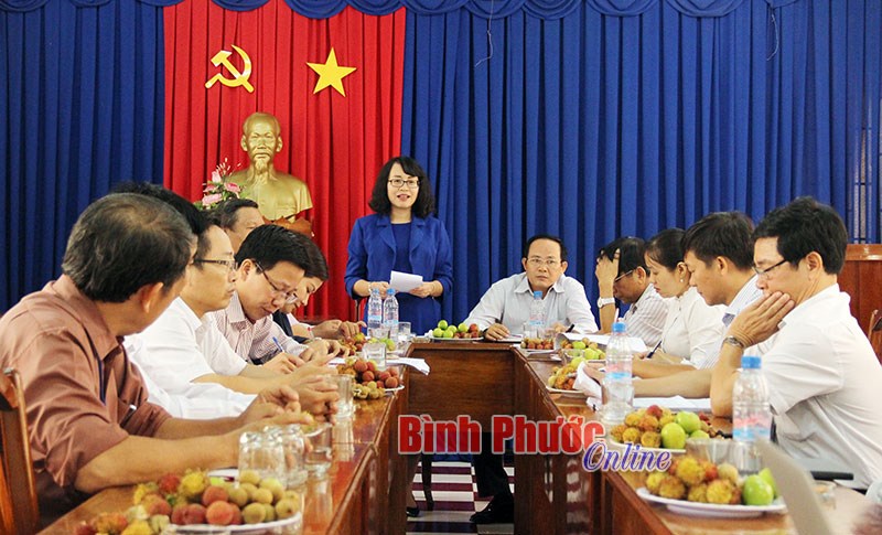 Đoàn kiểm tra của Ban Tuyên giáo Tỉnh ủy làm việc với Đảng ủy Sở GD-ĐT