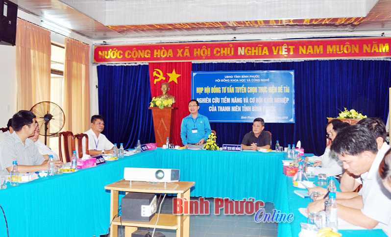 Tuyển chọn nghiên cứu về khởi nghiệp của thanh niên Bình Phước