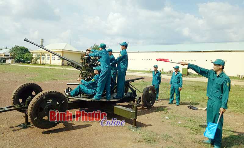 Bộ CHQS tỉnh: Huấn luyện nâng cao chất lượng sử dụng pháo phòng không