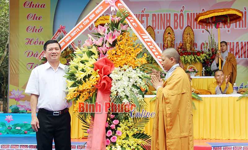 Bổ nhiệm trụ trì chùa Thanh Hưng