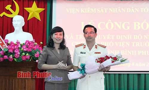 Đồng chí Nguyễn Quốc Hân được bổ nhiệm làm Phó viện trưởng VKSND tỉnh