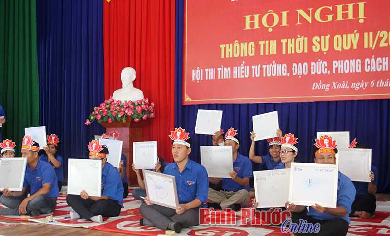 Đảng ủy Tỉnh đoàn thi tìm hiểu tư tưởng, đạo đức, phong cách Hồ Chí Minh
