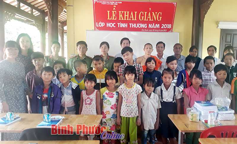Khai giảng lớp học tình thương tại chùa Sreyvonsa