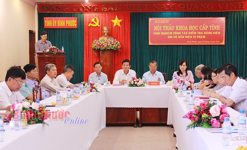 Nâng cao nhận thức về kiểm tra đảng viên khi có dấu hiệu vi phạm