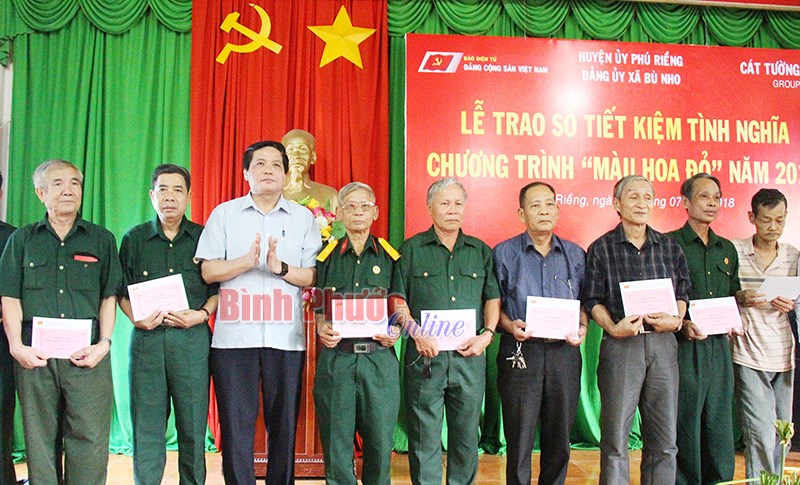 Phú Riềng chăm lo tốt đời sống người có công