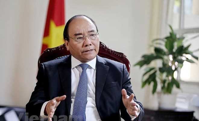 Thủ tướng Nguyễn Xuân Phúc trả lời phỏng vấn báo The Straits Times