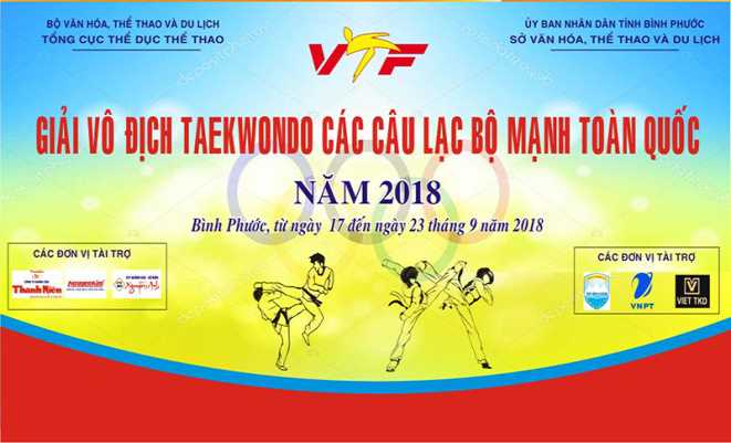 Bình Phước đăng cai tổ chức giải vô địch taekwondo các đội mạnh toàn quốc