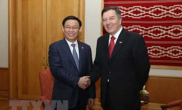 Phó Thủ tướng Vương Đình Huệ thăm chính thức Cộng hòa Chile