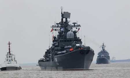 Hạm đội Thái Bình Dương của Nga tập trận ở biển Nhật Bản