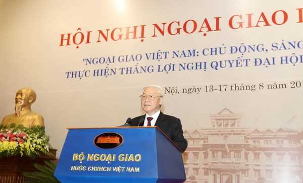 Tổng Bí thư Nguyễn Phú Trọng dự khai mạc Hội nghị Ngoại giao lần 30