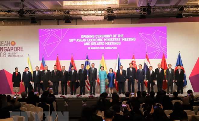 Khai mạc Hội nghị Bộ trưởng Kinh tế ASEAN lần thứ 50 tại Singapore