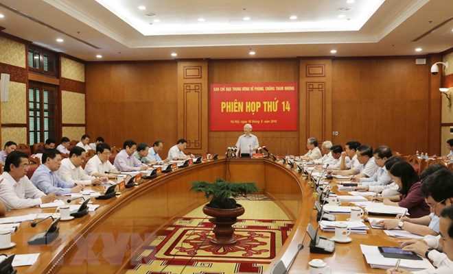 Phiên họp thứ 14 Ban Chỉ đạo Trung ương về phòng, chống tham nhũng