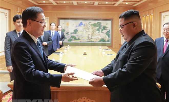 Ông Kim Jong-un tái cam kết phi hạt nhân hóa bán đảo Triều Tiên