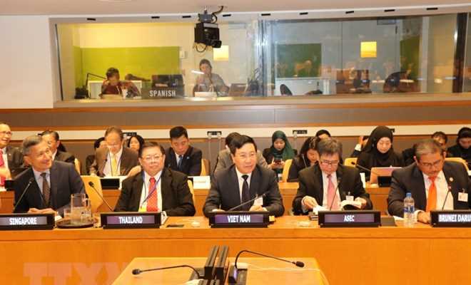 Hoạt động của Phó Thủ tướng Phạm Bình Minh bên lề Đại hội đồng LHQ