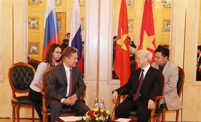 Tổng Bí thư tiếp lãnh đạo các tập đoàn hàng đầu của Liên bang Nga