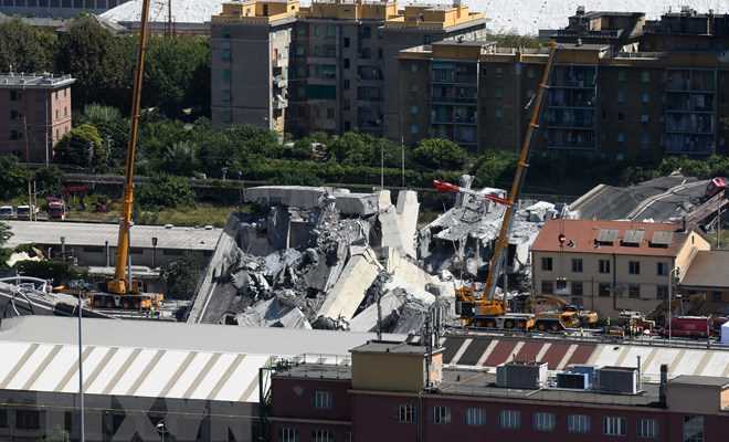 Khoảng 20 người vẫn bị mất tích sau vụ sập cầu cạn tại Italy