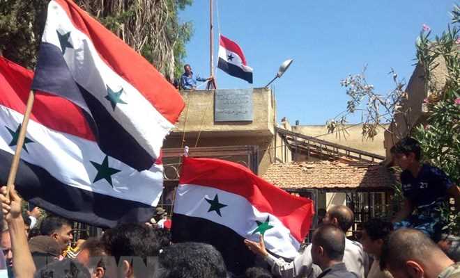 Tấn công lớn phía Tây Nam, quân đội Syria áp sát vùng Golan với Israel