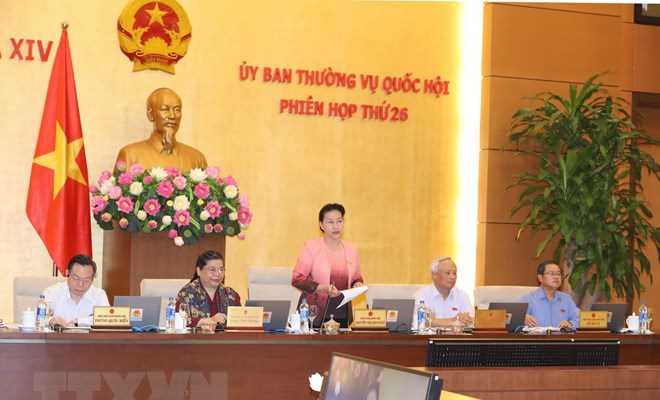 Khai mạc Phiên họp thứ 26 của Ủy ban Thường vụ Quốc hội