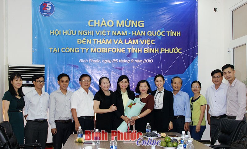Hội hữu nghị Việt - Hàn tỉnh Bình Phước gặp gỡ, tiếp xúc doanh nghiệp