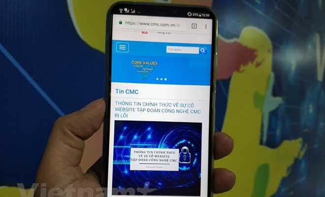 Bị lộ mật khẩu của website, Tập đoàn công nghệ CMC nói gì?
