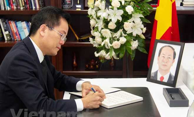 Tổ chức lễ viếng Chủ tịch nước Trần Đại Quang tại Hoa Kỳ, Argentina