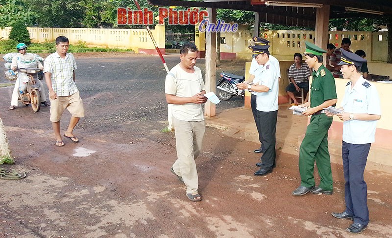 Hải quan Bình Phước chủ động phòng ngừa dịch tả lợn châu Phi