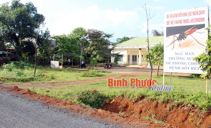 Trạm Y tế xã Đường 10 mong xây dựng tường rào bảo vệ
