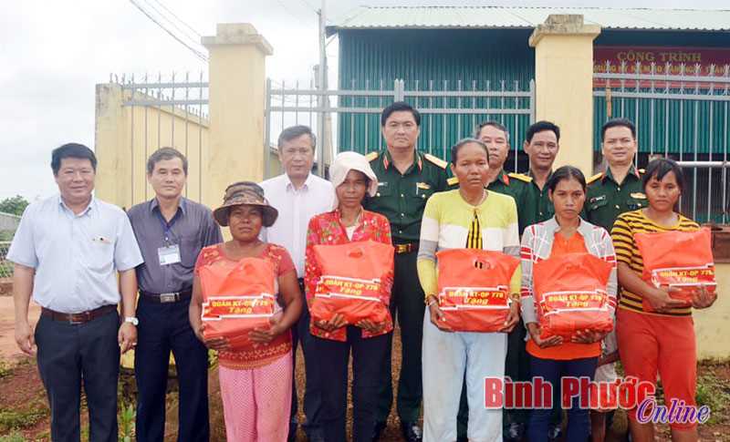 Đoàn Kinh tế - Quốc phòng 778 hướng về cơ sở