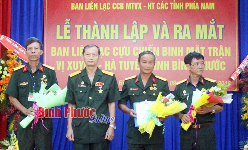 Ra mắt Ban liên lạc CCB mặt trận Vị Xuyên - Hà Tuyên tỉnh Bình Phước